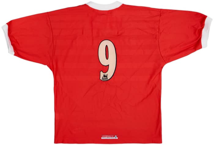 1998-00 Liverpool Home Shirt #9 - 8/10 - (L)