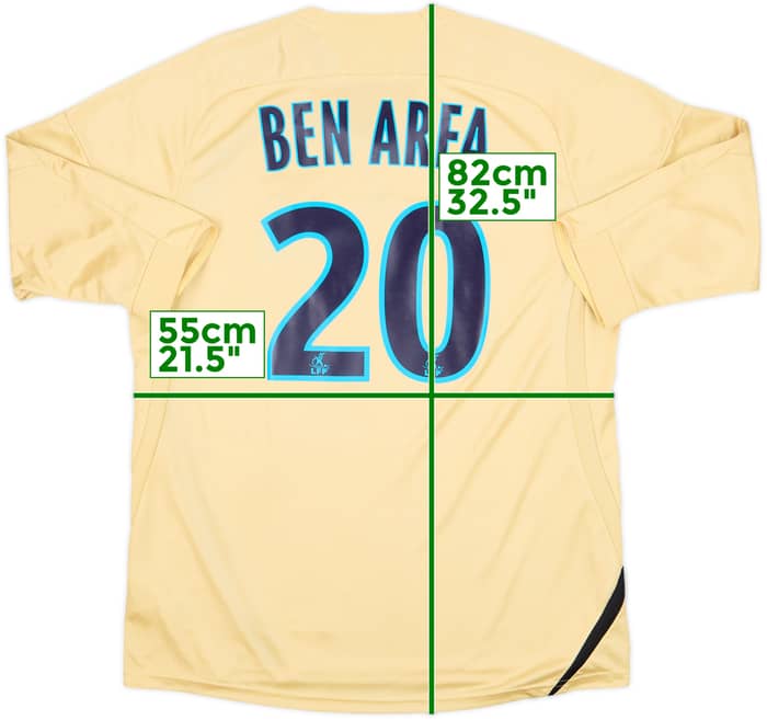 2008-09 Olympique Marseille Third Shirt Ben Arfa #20 - 8/10 - (XL)