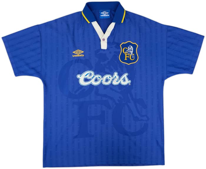 1995-97 Chelsea Home Shirt Gullit #4 - 7/10 - (L)