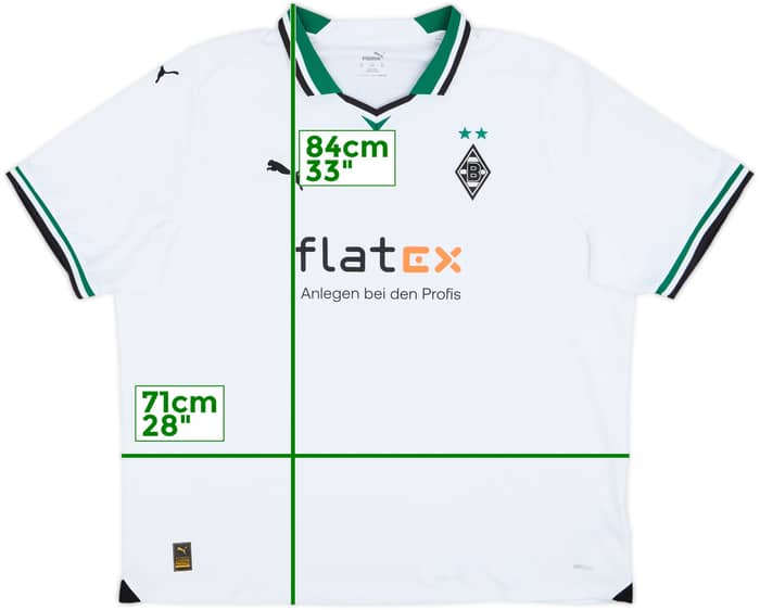 2023-24 Borussia Monchengladbach Home Shirt - 7/10 - (3XL)