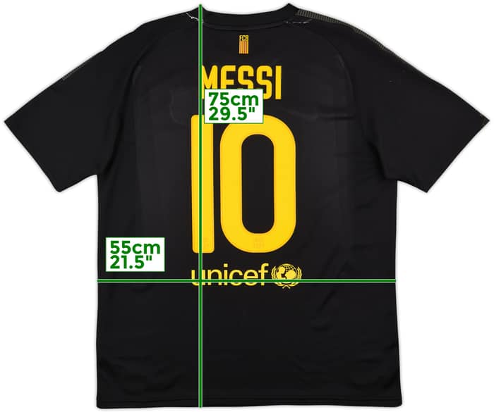2011-12 Barcelona Basic Away Shirt Messi #10 - 8/10 - (L)