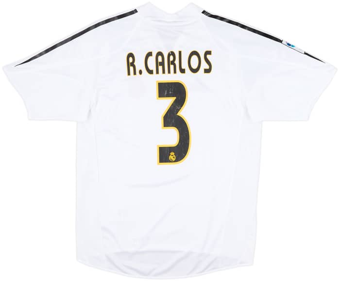 2004-05 Real Madrid Home Shirt R. Carlos #3 - 5/10 - (S)