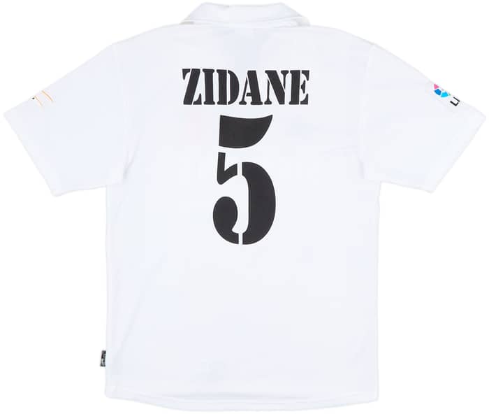 2002-03 Real Madrid Centenary Home Shirt Zidane #5 - 8/10 - (S)