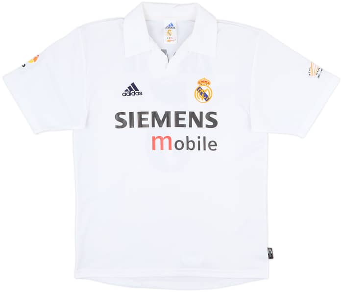 2002-03 Real Madrid Centenary Home Shirt Zidane #5 - 8/10 - (S)
