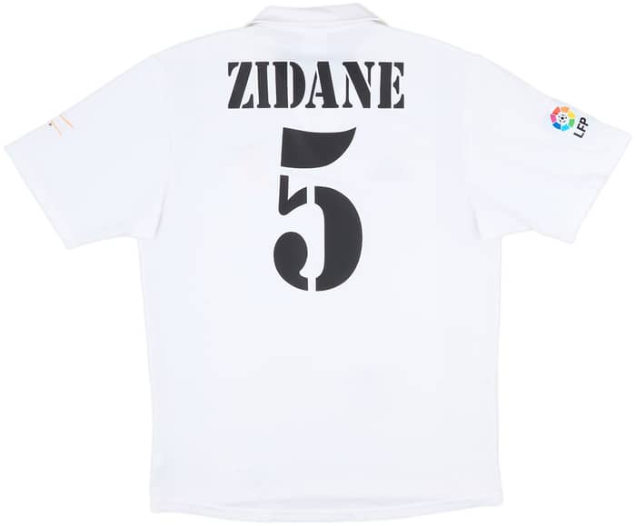 2002-03 Real Madrid Centenary Home Shirt Zidane #5 - 7/10 - (M)