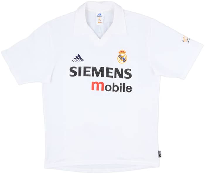 2002-03 Real Madrid Centenary Home Shirt Zidane #5 - 7/10 - (M)