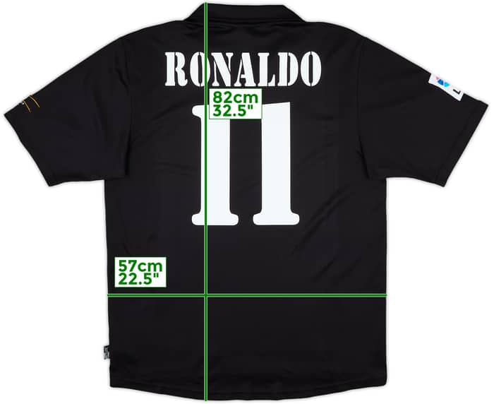 2002-03 Real Madrid Centenary Away Shirt Ronaldo #11 - 10/10 - (L)