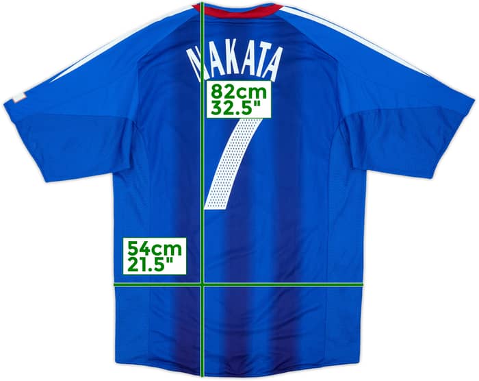 2004-06 Japan Player Issue Home Shirt Nakata #7 - 6/10 - (XL)