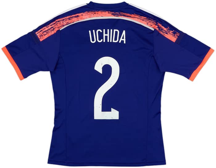 2013-15 Japan Home Shirt Uchida #2 - 5/10 - (S)