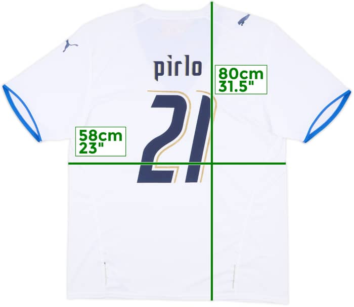 2006 Italy Away Shirt Pirlo #21 (XL)