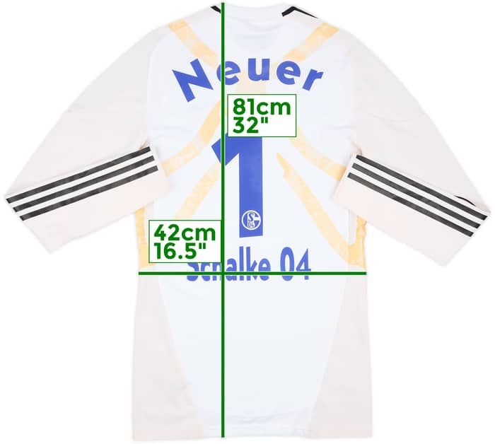 2010-11 Schalke Player Issue TechFit GK Shirt Neuer #1 - 6/10 - (L)