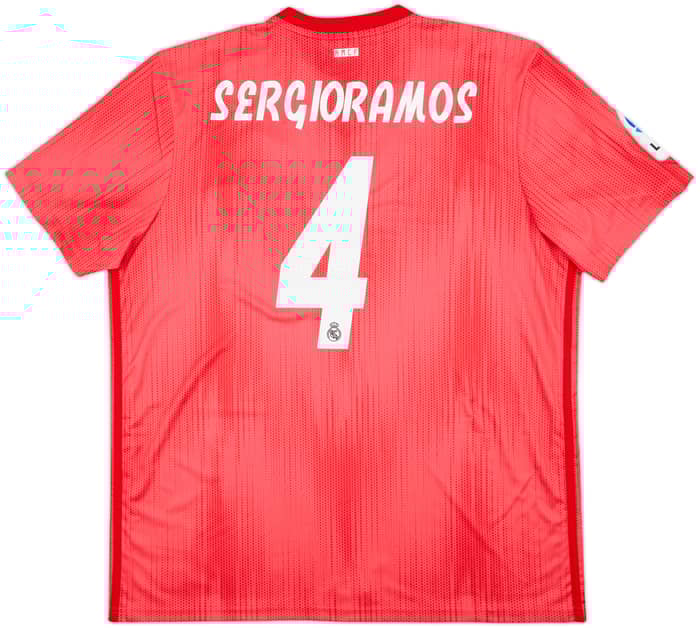 2018-19 Real Madrid Third Shirt Sergio Ramos #4 (XL)