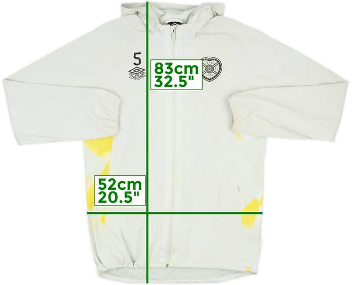 2024-25 Hearts Player Issue Umbro Hooded Track Jacket #5 - 7/10 - (M)
