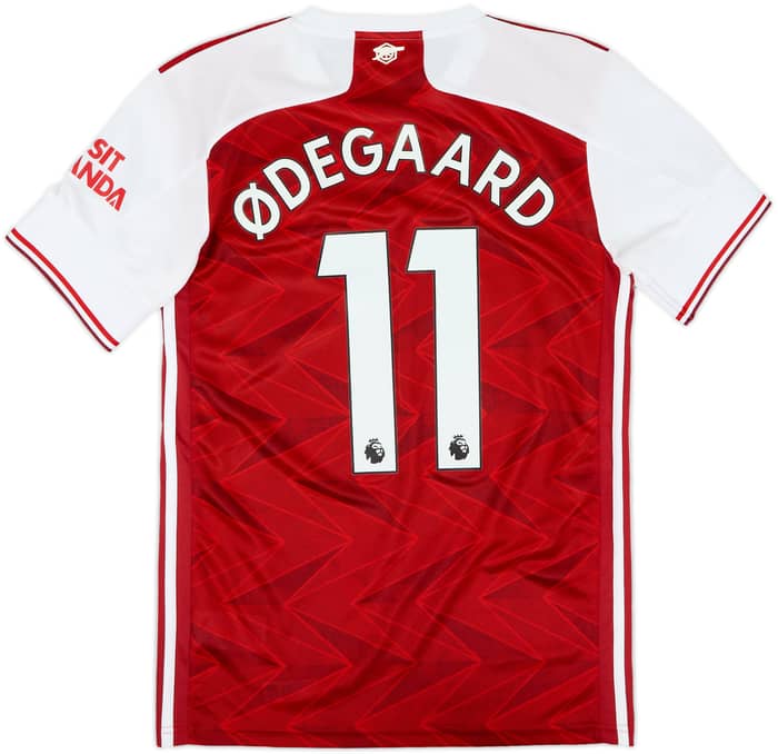 2020-21 Arsenal Home Shirt Odegaard #11 - 9/10 - (S)