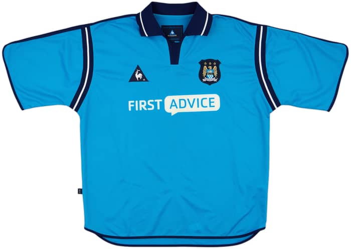 2002-03 Manchester City Home Shirt Anelka #39 - 8/10 - (L)