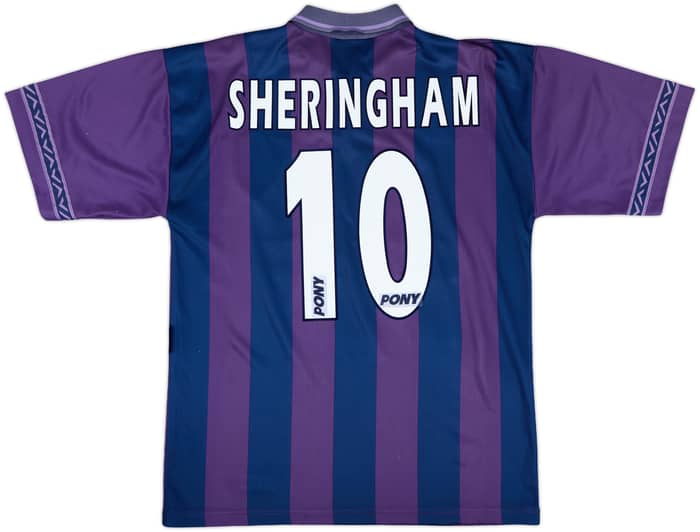 1995-97 Tottenham Away Shirt Sheringham #10 - 8/10 - (S)