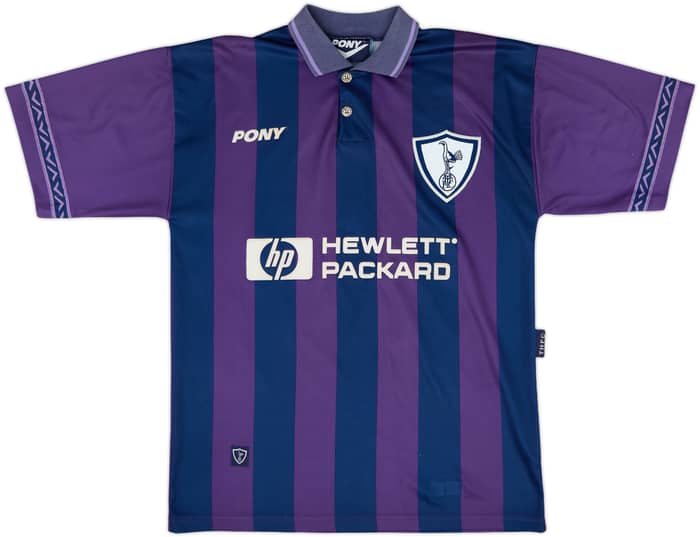 1995-97 Tottenham Away Shirt Sheringham #10 - 8/10 - (S)