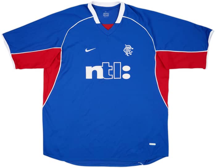 2001-02 Rangers Home Shirt - 8/10 - (XXL)