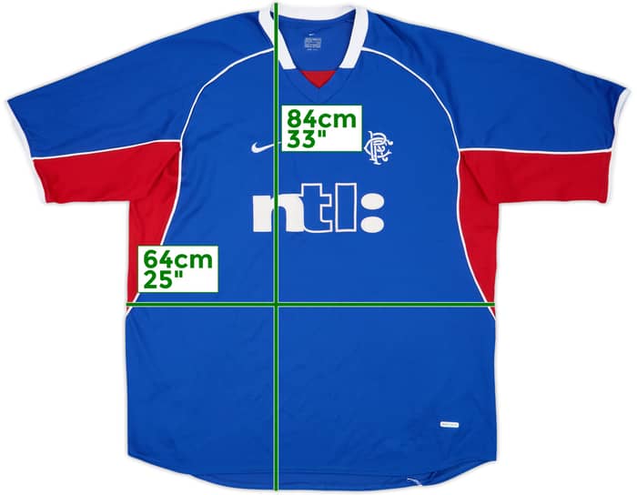 2001-02 Rangers Home Shirt - 8/10 - (XXL)