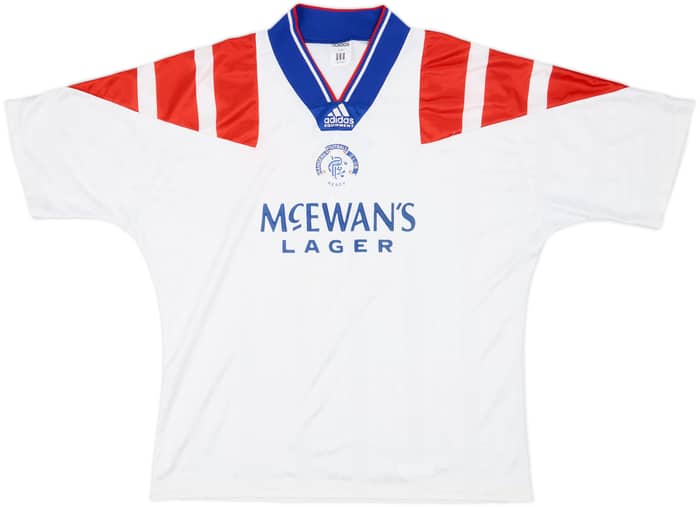 1992-93 Rangers Away Shirt - 8/10 - (L/XL)