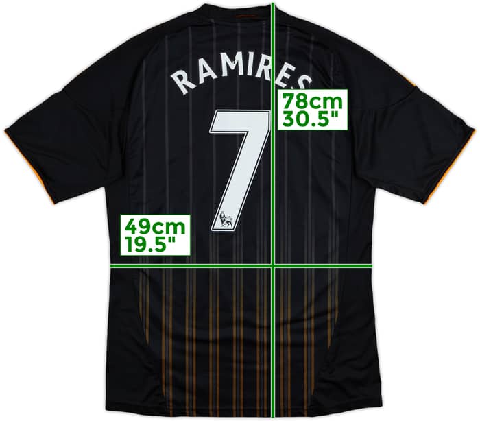 2010-11 Chelsea Away Shirt Ramires #7 - 6/10 - (M)