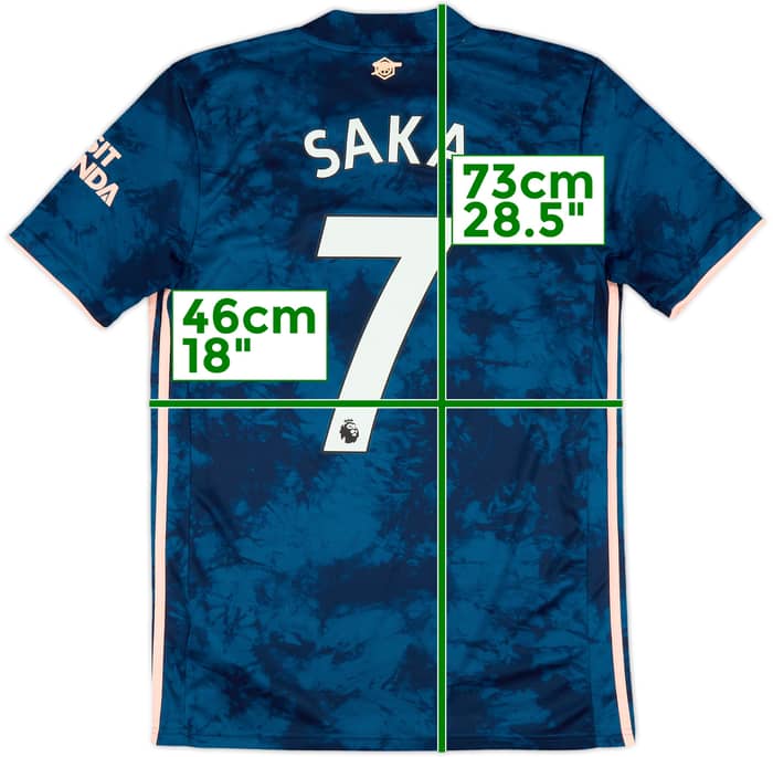 2020-21 Arsenal Third Shirt Saka #7 - 10/10 - (S)