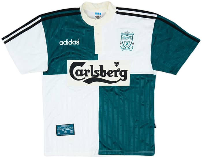 1995-96 Liverpool Away Shirt & Shorts - 8/10 - (S)