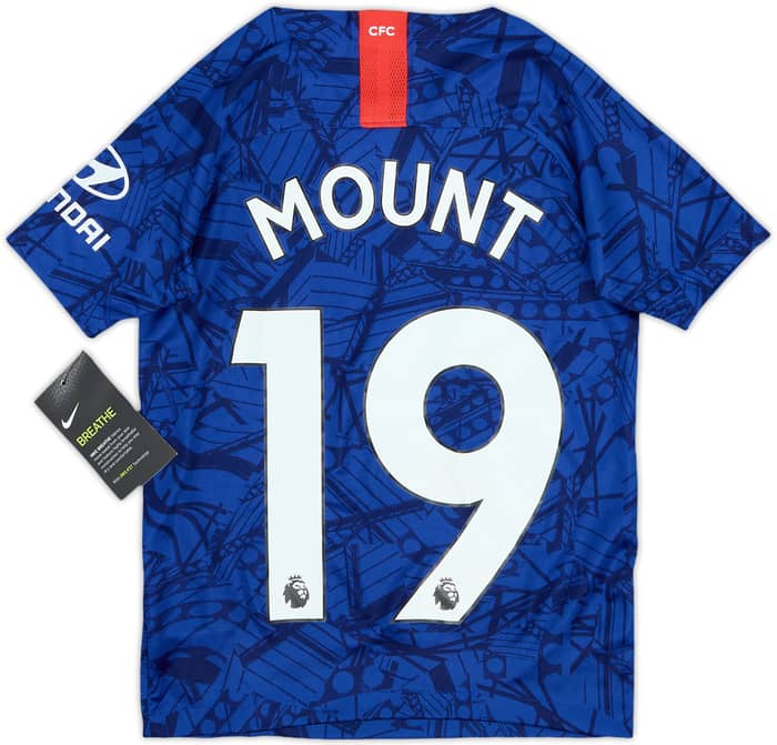 2019-20 Chelsea Home Shirt Mount #19 (6-8 Years)