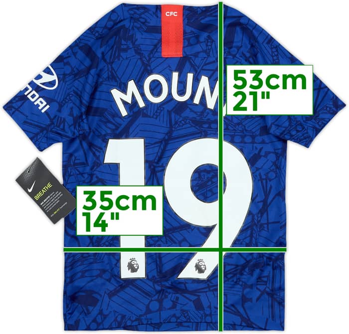 2019-20 Chelsea Home Shirt Mount #19 (6-8 Years)