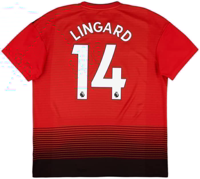 2018-19 Manchester United Home Shirt Lingard #14 - 8/10 - (L)