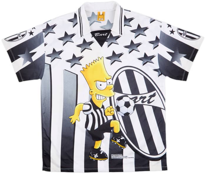 1990s Simpsons Bart Retro (Juventus) Training Shirt - 9/10 - (L)