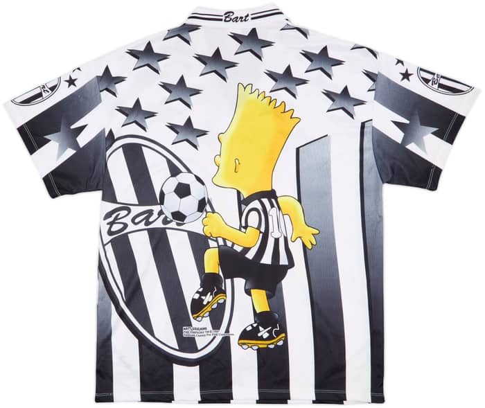 1990s Simpsons Bart Retro (Juventus) Training Shirt - 9/10 - (L)