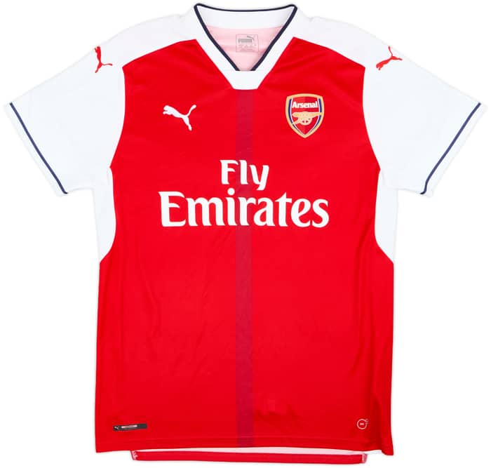 2016-17 Arsenal Home Shirt Walcott #14 - 9/10 - (L)