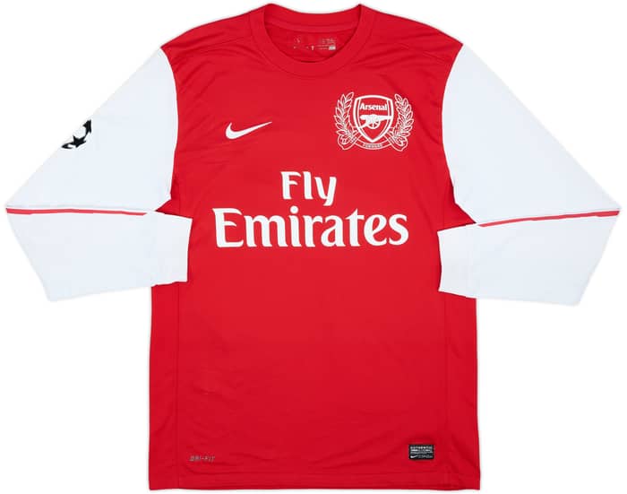 2011-12 Arsenal Home L/S Shirt Henry #12 - 8/10 - (M)