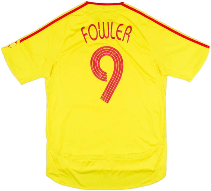 2006-07 Liverpool Away Shirt Fowler #9 - 5/10 - (M)