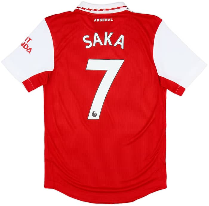 2022-23 Arsenal Authentic Home Shirt Saka #7 (S)
