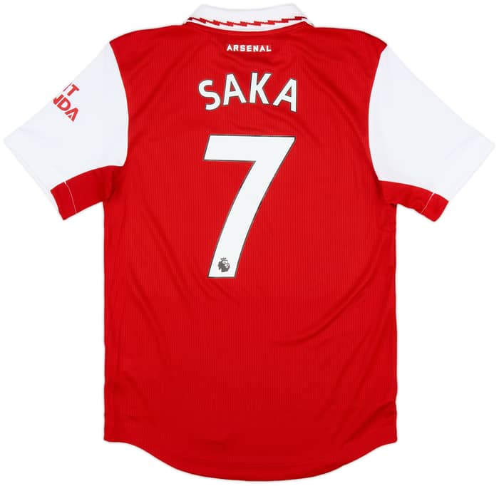 2022-23 Arsenal Authentic Home Shirt Saka #7 (S)