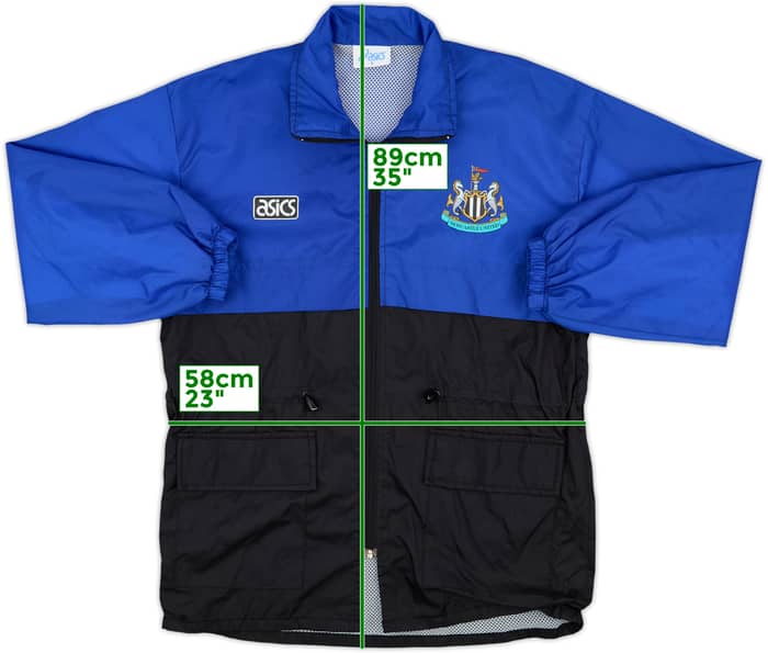 1993-95 Newcastle Asics Rain Jacket - 7/10 - (L)