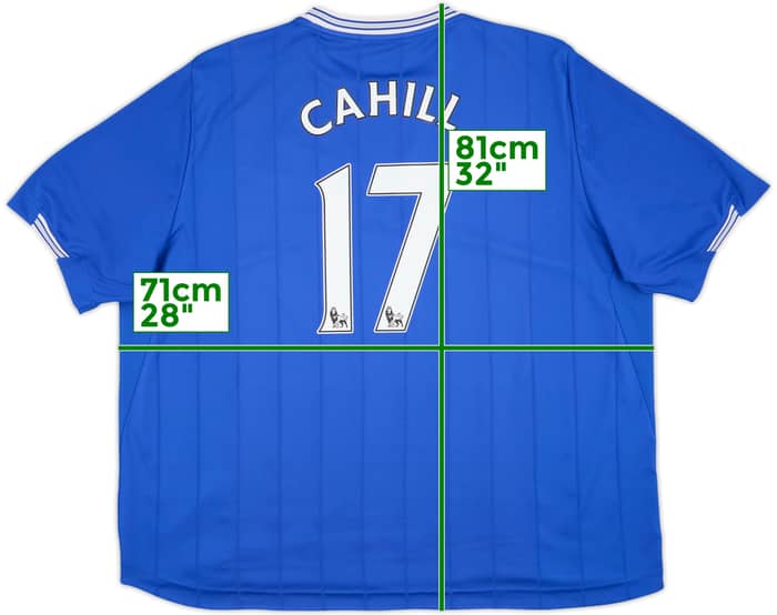 2009-10 Everton Home Shirt Cahill #17 - 9/10 - (XL)