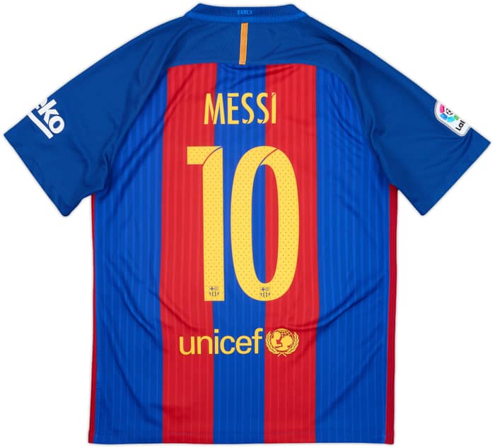 2016-17 Barcelona Home Shirt Messi #10 - 8/10 - (M)