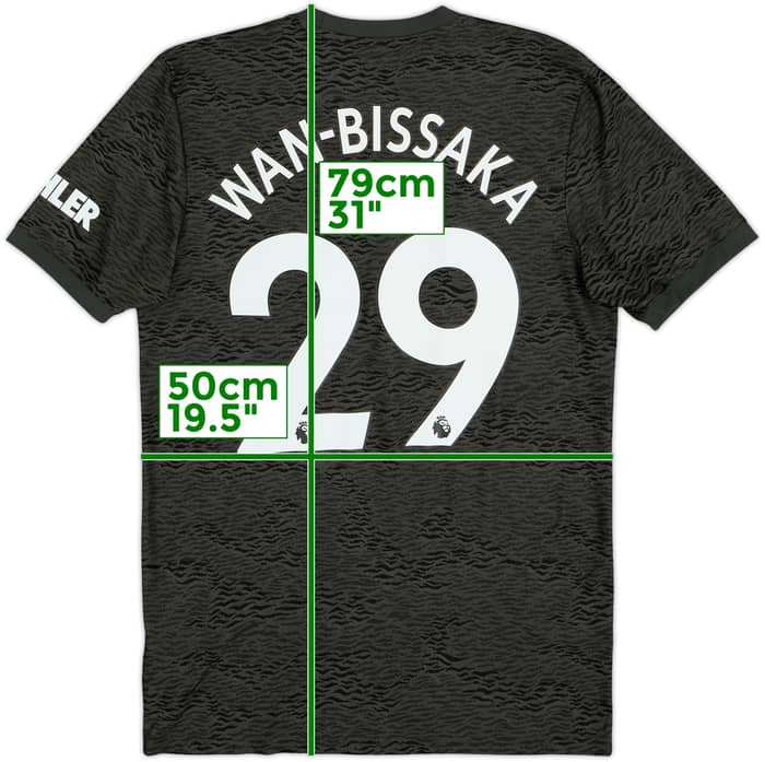 2020-21 Manchester United Away Shirt Wan-Bissaka #29 - 9/10 - (M)