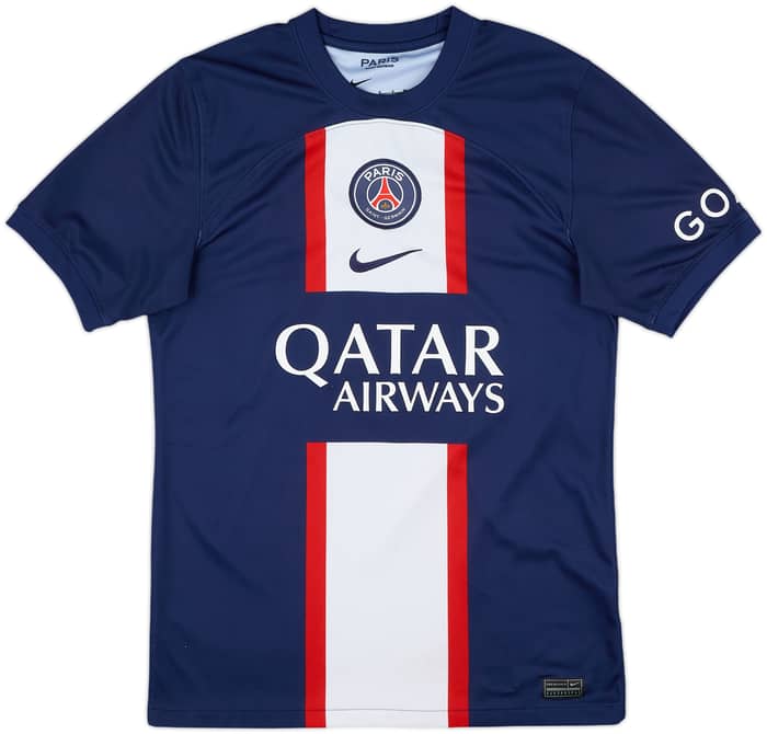 2022-23 Paris Saint-Germain Home Shirt Mbappe #7 - 7/10 - (S)
