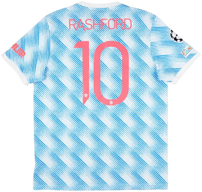 2021-22 Manchester United Away Shirt Rashford #10 - 8/10 - (L)