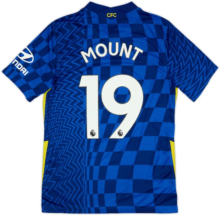 2021-22 Chelsea Home Shirt Mount #19 - 6/10 - (M)