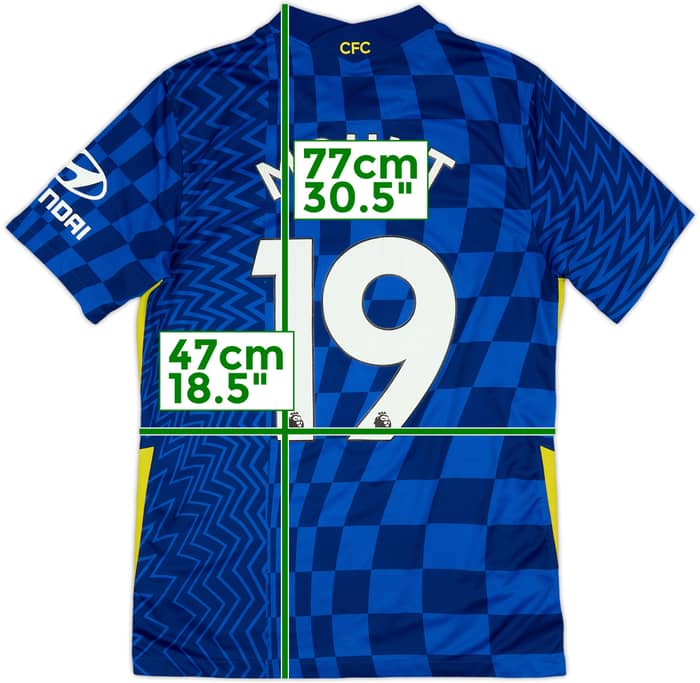 2021-22 Chelsea Home Shirt Mount #19 - 6/10 - (M)