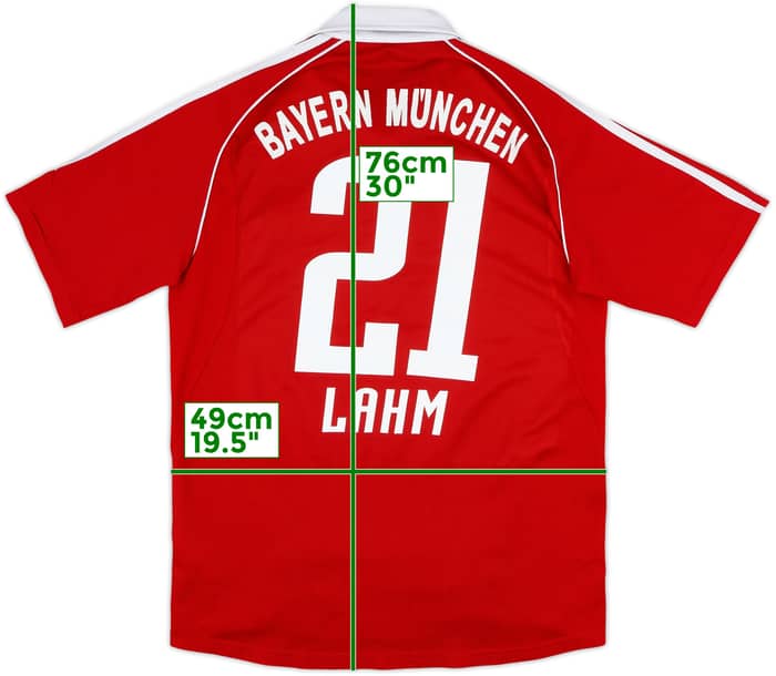 2006-07 Bayern Munich Home Shirt Lahm #21 - 6/10 - (S)