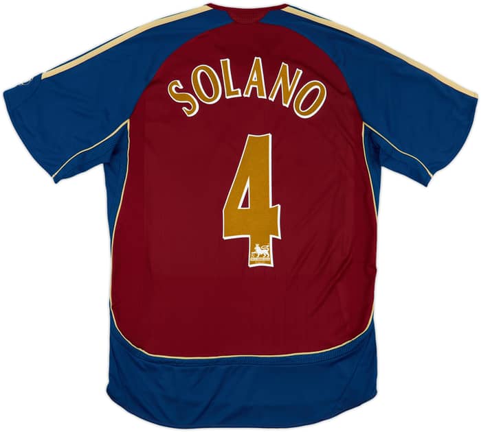2006-07 Newcastle Away Shirt Solano #4 - 7/10 - (M)