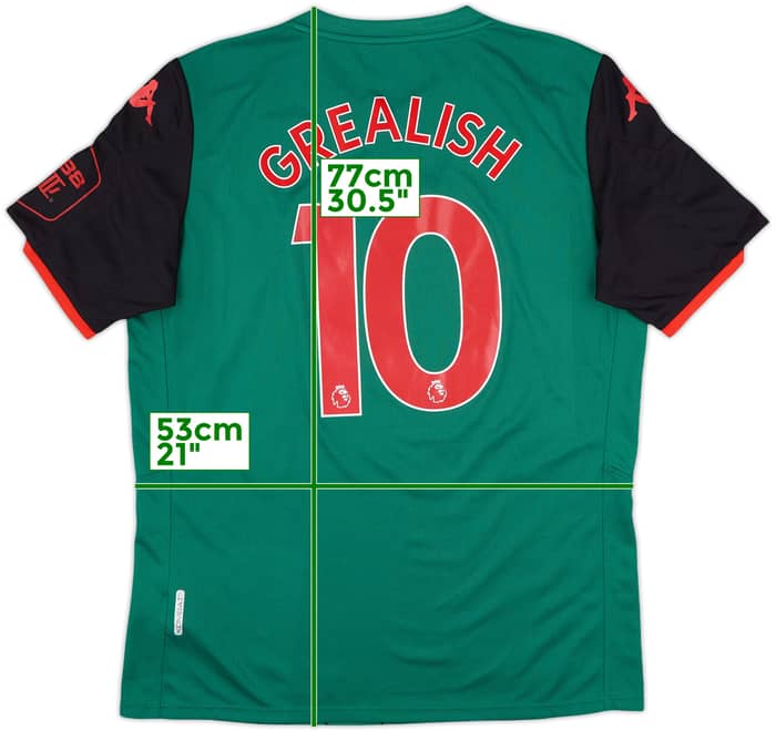 2019-20 Aston Villa Third Shirt Grealish #10 - 10/10 - (XL)