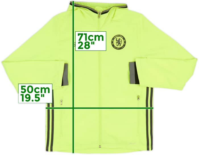 2016-17 Chelsea adidas Hooded Track Jacket - 7/10 - (L.Boys)
