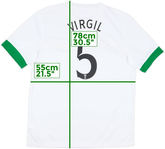 2014-15 Celtic European Third Shirt Virgil #5 - 10/10 - (L)